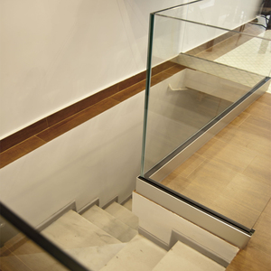 Solido U-Channel Base Frameless sistema di recinzione in vetro <span class=keywords><strong>per</strong></span> esterni/parete in acciaio inox corrimano Base metallica <span class=keywords><strong>per</strong></span> balcone - Product Image 5