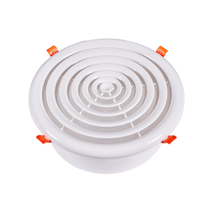 Thiết kế mới vật liệu bền ABS Cửa thoát khí Vòng Cửa thoát khí trắng Duct Fan <span class=keywords><strong>Air</strong></span> Outlet - Product Image 3