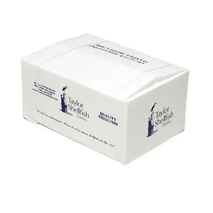 Cajas de embalaje de mariscos, cajas de PP de camarón blanco de Brasil