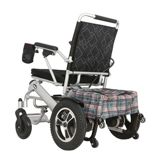 Ginee Medical Ultra Light 12Aバッテリー電動車椅子ポータブル折りたたみデザインリモコンアルミ合金 - Product Image 5
