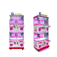 Nouvelle arrivée commerciale pas cher petite poupée attraper Machine monnayeur jouet grue Mini griffe Machine jouets en peluche pour griffe Machine
