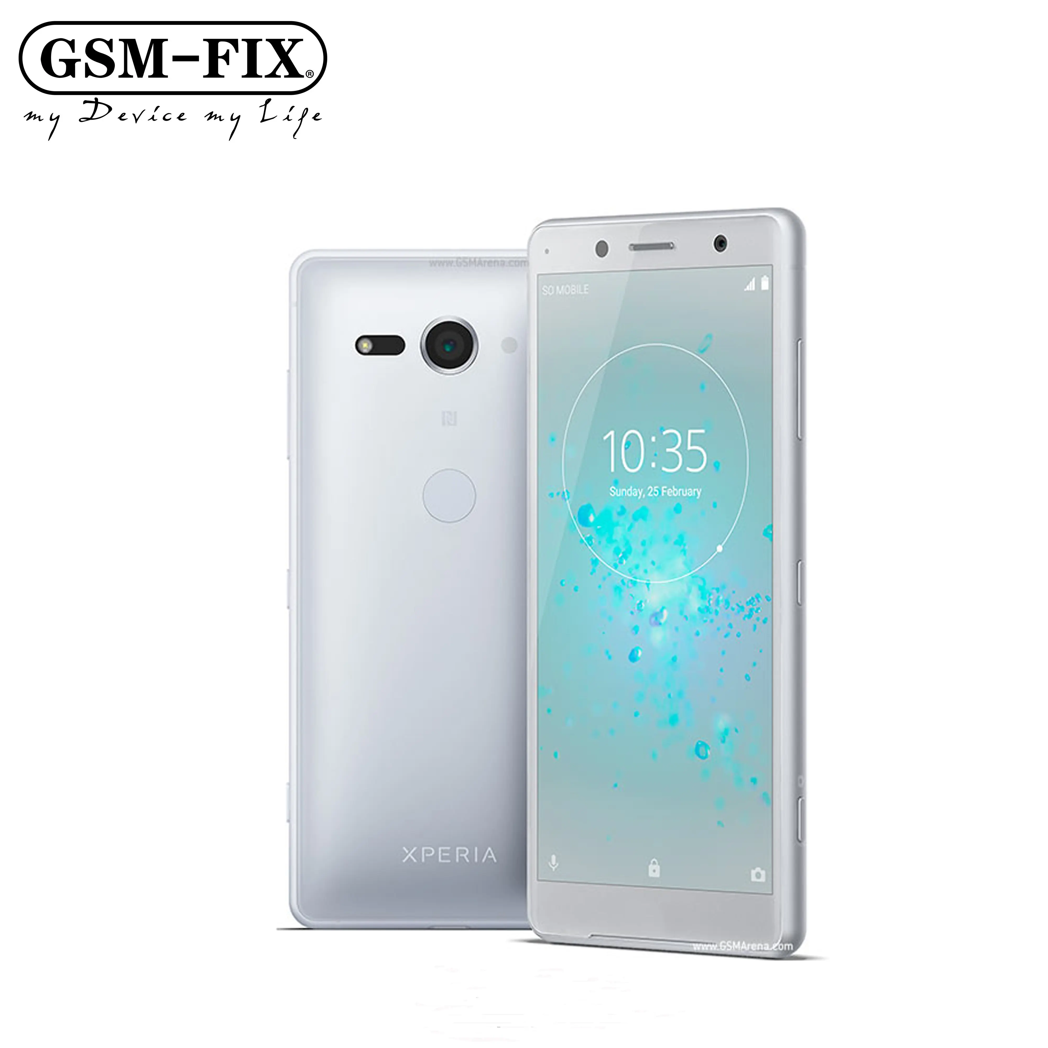 GSM-FIXสําหรับSony Xperia XZ2 ขนาดกะทัดรัดH8314 H8324 4Gโทรศัพท์มือถือ5.0 ''4GB + 64GBเดี่ยว/Dualซิมการ์ดNFC Androidสมาร์ทโฟน