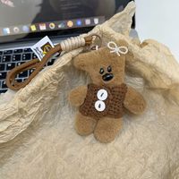 Cadeau de la Saint-Valentin, ours en peluche mignon, ours en peluche, sac pendentif, poupée de dessin animé, porte-clés, accessoires suspendus