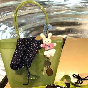 Transparent Jelly Tote Bag Detail Factory Direct Women Fashion Large Capacity Shoulder <strong>Handbag</strong> for <strong>Summer</strong> - Product Image 3