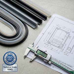 <span class=keywords><strong>Bande</strong></span> d'étanchéité en silicone en forme de L Jacey Industrial, <span class=keywords><strong>joint</strong></span> d'<span class=keywords><strong>angle</strong></span> isolant anti-poussière pour armoire électrique et porte de salle blanche - Product Image 4