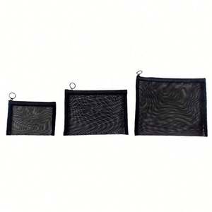 A4 A5 A6 Nylon Mesh Cosmetic Bag <b>Set</b> Transparent Mesh <b>Pencil</b> <b>Case</b> Bag - Product Image 6