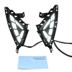 WINAUTO Nuevo Diseño de Faros Antiniebla LED Integrados con Luces de Circulación Diurna para <span class=keywords><strong>Hyundai</strong></span> Elantra 2020-<span class=keywords><strong>2022</strong></span>, Marco de Faros Antiniebla + Luz Diurna - Product Image 3