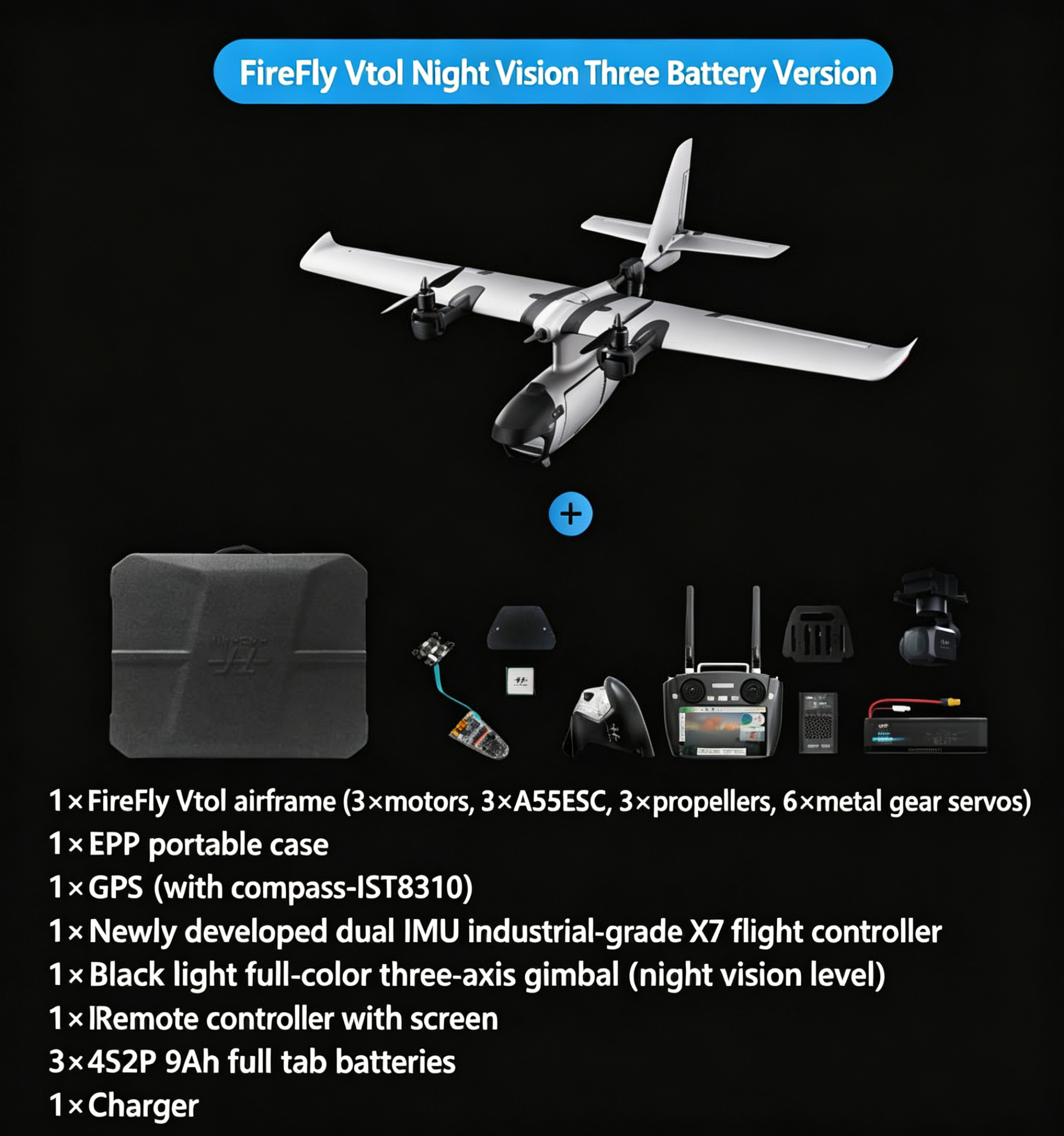 Night Vision Triple Battery Version