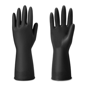 ถุงมือเคมีทนกรดแบบเวียดนาม ผลิตจาก PVC นีโอพรีน ยาง พร้อมปลายแขนบาน หนา 0.5–1.2 มม. บุด้วยผ้าฝ้าย กันน้ำ เหมาะสำหรับงานในห้องปฏิบัติการ - Product Image 5