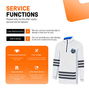 Sudaderas Personalizadas para Equipos de Hockey, Diseño OEM, Sublimación, Felpa, Cierre de Cremallera 1/4, Impresión por Transferencia de Calor, Camuflaje, Pedrería, Unisex - Product Image 4