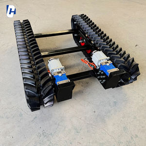 Telaio cingolato cingolato industriale con forte capacità di carico per attrezzature agricole e veicoli robotizzati - Product Image 6