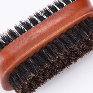 Brocha de afeitar Playboy para hombre, cepillo de doble cara con mango, cepillo de peluquería estilo europeo americano - Product Image 4
