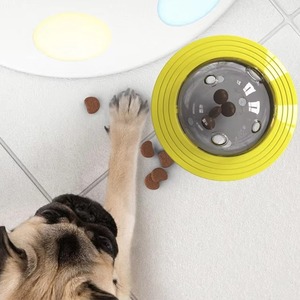 Vendita calda negozio di animali resistente morso <span class=keywords><strong>cane</strong></span> <span class=keywords><strong>gatto</strong></span> multifunzionale UFO Puzzle palla per cani giocattolo Pet Pet Food Treat Dispenser - Product Image 6