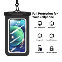ZONYSUN Nouveau Produit Sac Étanche en PVC pour Téléphone Portable, Pochette Imperméable pour Sports de Plein Air, Natation, Voyage et Camping