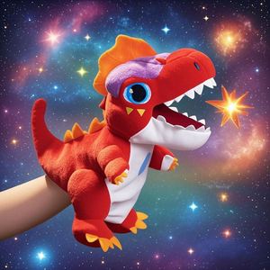 Marioneta de Mano de Dinosaurio Personalizada con Boca Abierta, Fabricada por Ce Oem - Product Image 1