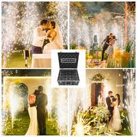 SHTX Nouveau système de tir sans fil pour feux d'artifice de fontaine froide à 12 coups, pour scène de mariage en intérieur, avec télécommande