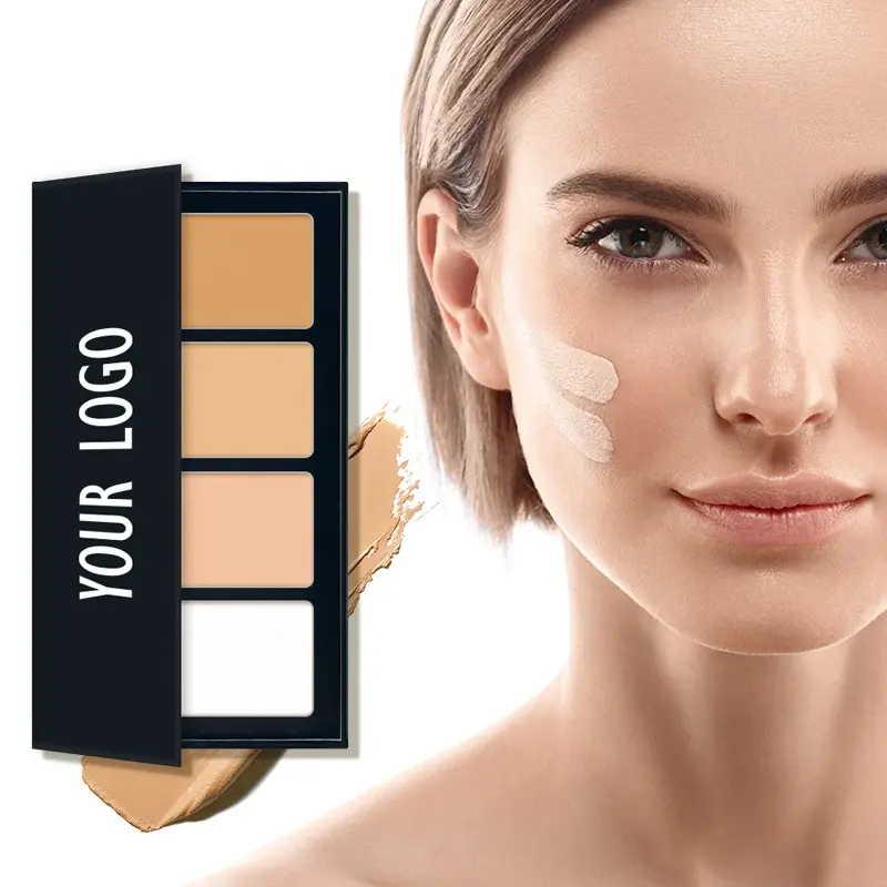 La mejor paleta de corrector vegano Paleta de corrector Crema de conteo Corrector Etiqueta privada