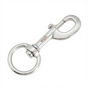 KEEP DIVING 316 Stainless Steel Head Rotating <b>Ring</b> Single Hook Spring Buckle Diving Equipment Accessories SSA DT120Y China <b>Cross</b> - Product Image 1