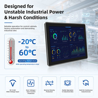 Nuevo Panel PC Industrial Capacitivo de 15 Pulgadas Todo en Uno para Aplicaciones Industriales, Doble LAN, Windows 11/Linux, RS232/422/485