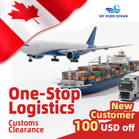 Logistique tout-en-un DDP porte-à-porte Canada : Agent de livraison de fret FBA, transitaire de Chine vers le Canada