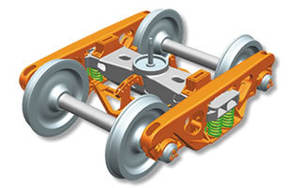 โบกี้รถบรรทุกทางรถไฟ120กม./ชม. ผลิตจากประเทศจีน - Product Image 2