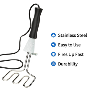 Démarreur <span class=keywords><strong>de</strong></span> barbecue électrique au <span class=keywords><strong>charbon</strong></span> <span class=keywords><strong>de</strong></span> bois, allume-feu <span class=keywords><strong>pour</strong></span> <span class=keywords><strong>cheminée</strong></span>, feux <span class=keywords><strong>de</strong></span> camp, élément chauffant sans fluide - Product Image 3