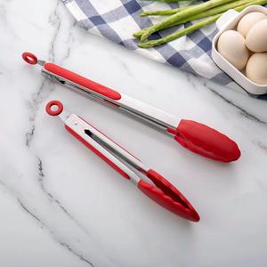 Hot Sales 9 Inch High Temperature Resistance Professional Kitchen <strong>Tongs</strong> Silicone Food Cooking Kitchen <strong>Tongs</strong> <strong>Salad</strong> - Product Image 5