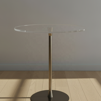 Nouvel ensemble de 3 supports à gâteaux modernes en acrylique, présentoirs à cupcakes, pâtisseries et bonbons pour table de desserts, montage facile
