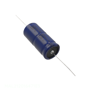 Condensateur axial TH 470 µF 20 % 25 V, référence MAL212016471E3, en aluminium, à traversage de circuit, de la part du distributeur agréé - Product Image 1