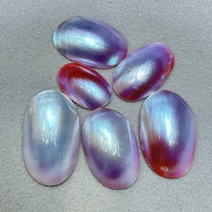 Perlas Sueltas de Concha de Caballito de Agua Dulce Coloridas, Forma Ovalada de 15-45 mm, Suministro al por Mayor para Manualidades, Espejo, Luz Intensa, Perlas Completamente Sueltas - Product Image 4