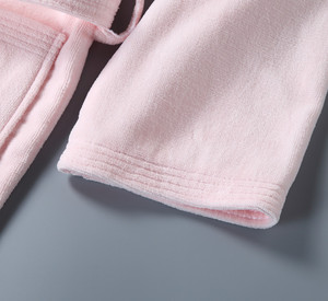 Hotel estilo 100% de algodón súper suave de color rosa paño de terry Albornoz hotel spa de uso <span class=keywords><strong>en</strong></span> el hogar - Product Image 3