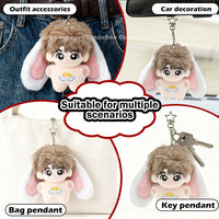 Porte-clés personnalisé en peluche de 5 cm, mini poupée en coton, ODM OEM, personnage Kpop, pendentif en peluche, breloque de sac anime, faible MOQ