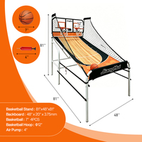 Jeu d'arcade de basketball à double panier JH avec notation électronique, pour 2 joueurs, divertissement familial en intérieur, vente en gros