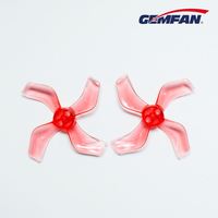 Baling-baling Gemfan 1.6 Inch PC 3.6" Pitch High Thrust untuk Sistem Pertunjukan Drone Jarak Jauh Betafpv Air 75/GepRC Tinygo