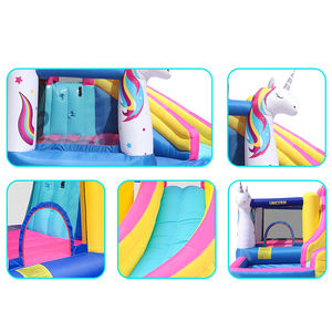 Château gonflable licorne extérieur personnalisé en usine, trampoline gonflable pour sauter, château gonflable à <span class=keywords><strong>vendre</strong></span> - Product Image 3
