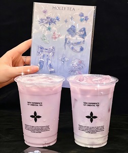 Gobelet en plastique transparent pour café, milkshake, smoothie, personnalisé, avec couvercle, 12 oz, 16 oz, 20 oz, 24 oz - Product Image 3