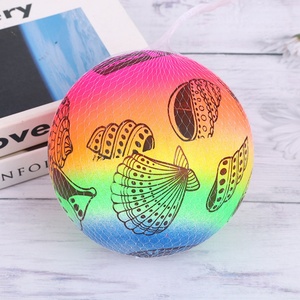 Pelota de Playa, Oferta, Pelota de Voleibol de Playa Barata con Impresión de Logotipo, Pelota de Juguete Inflable de PVC Arcoíris - Product Image 3