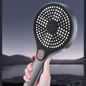 New Design 5 Mode Handheld Shower Head High Flow Rate <b>Spray</b> Gunmetal Finish for Hotel Bath Shower Faucet System - Product Image 4