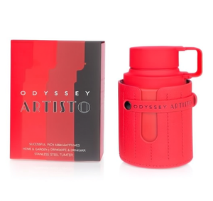 Borraccia Termica in Acciaio Inossidabile Odyssey ArtistO con Manicotto in Silicone, Isolamento 12-24 Ore, per Uso Domestico, Idea Regalo - Product Image 1