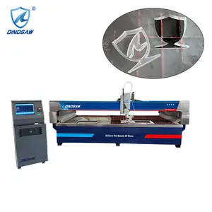 4 axis stone cutting cnc water jet waterjet machine lathe for stone stone blocks cutting