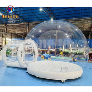 Ngoài trời PVC Inflatable bong bóng Nhà lều rõ ràng Dome đám cưới và vui chơi giải trí thiết bị pha lê nhà với một Trampoline thư bị trả lại - Product Image 3