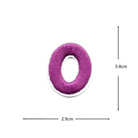 Patchs brodés numérotés 0-9 en dentelle chenille colorée, thermocollants ou à coudre, accessoires de vêtements DIY