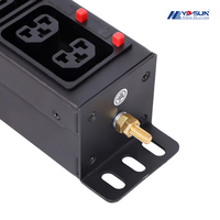 NBYOSUN Unidad de Distribución de Energía (PDU) Trifásica de 48 Tomas para Rack, Alta Potencia 0U 380V/400V/415V, Tomas IEC C13 C39, Equipo para Centros de Datos