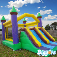 YARD Commercial Adult Jump Château gonflable gonflable Double toboggans Combo Bounce House Intérieur et extérieur