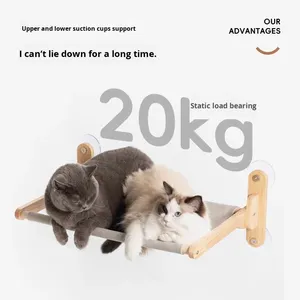 Amaca per gatti con ventose, struttura da arrampicata, mensola sospesa per balcone, nido a capsula spaziale, corda, lettino pieghevole per gatti da davanzale - Product Image 3