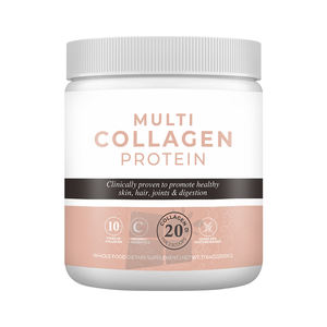 OEM/ODM/OBMビーガン有機ビタミンCプロバイオティクスマルチコラーゲンプロテインパウダー健康な肌の髪のジョイントと消化を促進する - Product Image 1