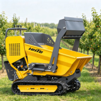 Mini-dumper sur chenilles auto-chargeur 500kg 800kg, approvisionnement direct usine, prix compétitifs