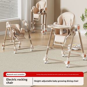 Electric Baby <strong>Rocker</strong> &amp; Dining Chair 2-in-1 | Auto Swing, Multi-functional Foldable High Chair for <strong>Infants</strong> 6-36 Months - Product Image 4