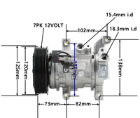 Pièces automobiles en gros 88320-0K520 88320-0K590 Pièces automobiles I-PACK Compresseur d'air pour Toyota Hilux Revo 1GR 2GD 1GD 2TR 2016