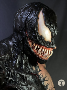 Estatua de Simbionte Alienígena Hiperrealista de Tamaño Real, Figura de Monstruo, Escultura de Criatura Oscura, Silicona, Artística, Coleccionable, para TV y Cine - Product Image 4